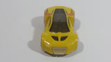 2009 Hot Wheels Track Stars Ultra Rage Yellow Plastic Body Die Cast Toy Car Vehicle