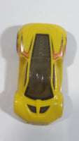 2009 Hot Wheels Track Stars Ultra Rage Yellow Plastic Body Die Cast Toy Car Vehicle