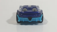 2012 Hot Wheels HW Code Cars Yur So Fast Ferrari Metallic Dark Blue Die Cast Toy Car Vehicle