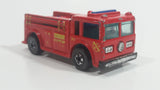 1982 Hot Wheels Fire Eater Red Fire Truck Die Cast Toy Car Vehicle - BW - Blue Lights