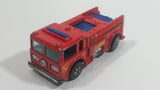 1982 Hot Wheels Fire Eater Red Fire Truck Die Cast Toy Car Vehicle - BW - Blue Lights