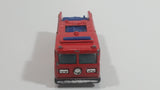 1982 Hot Wheels Fire Eater Red Fire Truck Die Cast Toy Car Vehicle - BW - Blue Lights