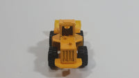 Unknown Brand Tractor Bull Dozer Yellow Plastic and Metal Die Cast Toy Car Construction Equipment Machinery Vehicle
