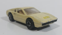 1989 Hot Wheels Color Racers Street Beast Race Bait 308 Cream Ferrari Die Cast Toy Car Vehicle BW