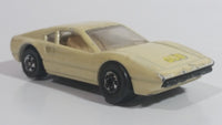 1989 Hot Wheels Color Racers Street Beast Race Bait 308 Cream Ferrari Die Cast Toy Car Vehicle BW