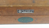 Rare Find Antique Geo. Scherr Co. Chesterman Precision Tools Scheffield England 24" Height Gauge Engineer Measurement Device Tool In Original Dove Tail Wooden Box with Instruction and Accessories