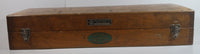 Rare Find Antique Geo. Scherr Co. Chesterman Precision Tools Scheffield England 24" Height Gauge Engineer Measurement Device Tool In Original Dove Tail Wooden Box with Instruction and Accessories