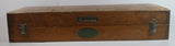 Rare Find Antique Geo. Scherr Co. Chesterman Precision Tools Scheffield England 24" Height Gauge Engineer Measurement Device Tool In Original Dove Tail Wooden Box with Instruction and Accessories