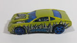 2005 Hot Wheels Speed Trap Raceway Overbored 454 Satin Light Green Die Cast Toy Car Vehicle