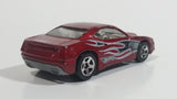 2010 Hot Wheels V-Drop Rapid Transit Metallic Dark Red Die Cast Toy Car Vehicle