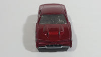 2010 Hot Wheels V-Drop Rapid Transit Metallic Dark Red Die Cast Toy Car Vehicle