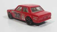 2012 Hot Wheels Faster Than Ever Datsun Bluebird 510 Red #32 Die Cast Toy Race Car Vehicle