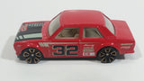 2012 Hot Wheels Faster Than Ever Datsun Bluebird 510 Red #32 Die Cast Toy Race Car Vehicle