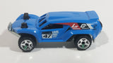 2014 Hot Wheels Off-Road Off Track Dune Land Crusher Blue Die Cast Plastic Toy Car Vehicle