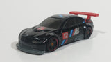 2012 Hot Wheels BMW M3 GT2 Black Die Cast Toy Race Car Vehicle