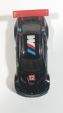 2012 Hot Wheels BMW M3 GT2 Black Die Cast Toy Race Car Vehicle