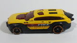 2014 Hot Wheels City Rescue HW Pursuit Yellow Die Cast Fire Rescue Toy Car Vehicle