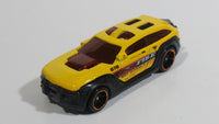 2014 Hot Wheels City Rescue HW Pursuit Yellow Die Cast Fire Rescue Toy Car Vehicle