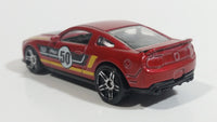 2014 Hot Wheels HW City Mustang 50th Mustang Boss 302 Laguna Seca Metalflake Red Die Cast Toy Car Vehicle