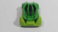 2013 Hot Wheels Track Aces Split Vision Green and Lime Green #02 Die Cast Plastic Body Toy Race Car Vehicle