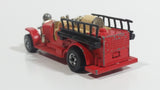 1982 Hot Wheels Old Number 5 Fire Truck Red Die Cast Toy Firefighting Rescue Emergency Vehicle