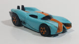 2008 Hot Wheels Prototype H-24 Light Blue Die Cast Toy Car Vehicle