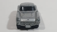 Maisto '57 Chevrolet Corvette Silver Grey With Red Stripe Die Cast Toy Car Vehicle