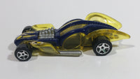 2008 Hot Wheels I Candy Yellow Purple Plastic Body LED Die Cast Toy Car Vehicle McDonald's Happy Meal