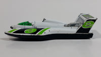 2002 Hot Wheels Fed Fleet Hydroplane White Die Cast Toy Speed Boat "e" Planet Vehicle