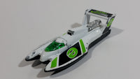 2002 Hot Wheels Fed Fleet Hydroplane White Die Cast Toy Speed Boat "e" Planet Vehicle