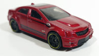 2013 Hot Wheels HW Showroom Asphalt Assault '09 Cadillac CTS-V Metallic Maroon Die Cast Toy Luxury Car Vehicle