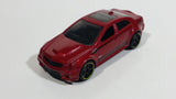 2013 Hot Wheels HW Showroom Asphalt Assault '09 Cadillac CTS-V Metallic Maroon Die Cast Toy Luxury Car Vehicle