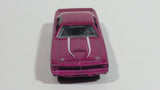 2012 Hot Wheels Muscle Mania - Mopar '70 Plymouth AAR Cuda Pink Die Cast Toy Muscle Car Vehicle