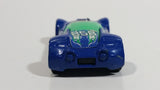 2009 Hot Wheels Ballistik Blue and Green Die Cast Toy Car Vehicle McDonald's Happy Meal