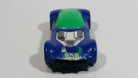 2009 Hot Wheels Ballistik Blue and Green Die Cast Toy Car Vehicle McDonald's Happy Meal