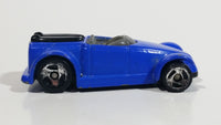 2003 Hot Wheels World Race Series Wave Ripper Surf Boarder Dark Blue Die Cast Toy Car Vehicle - McDonald's Happy Meal