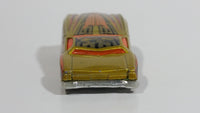 2004 Hot Wheels First Editions Hardnoze Hardnoze '74 Chevy Monte Carlo Metalflake Gold Die Cast Toy Car Vehicle