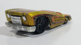 2004 Hot Wheels First Editions Hardnoze Hardnoze '74 Chevy Monte Carlo Metalflake Gold Die Cast Toy Car Vehicle