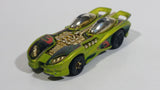 2003 Hot Wheels Track Aces Splittin' Image II Lime Green Die Cast Toy Car Vehicle