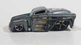 2004 Hot Wheels First Editions Hardnoze '59 Chevy Truck Metalflake Dark Grey Die Cast Toy Car Vehicle