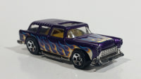 2013 Hot Wheels HW Showroom Heat Fleet Chevy Nomad Metalflake Purple Die Cast Toy Station Wagon Car Vehicle