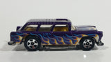 2013 Hot Wheels HW Showroom Heat Fleet Chevy Nomad Metalflake Purple Die Cast Toy Station Wagon Car Vehicle