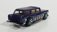 2013 Hot Wheels HW Showroom Heat Fleet Chevy Nomad Metalflake Purple Die Cast Toy Station Wagon Car Vehicle