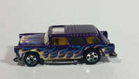 2013 Hot Wheels HW Showroom Heat Fleet Chevy Nomad Metalflake Purple Die Cast Toy Station Wagon Car Vehicle