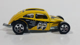 2014 Hot Wheels HW Workshop Performance Custom Volkswagen Beetle Bug Yellow Die Cast Toy Car Vehicle