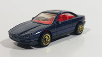 1994 Hot Wheels BMW 850i Metallic Dark Blue Die Cast Toy Car Vehicle