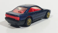 1994 Hot Wheels BMW 850i Metallic Dark Blue Die Cast Toy Car Vehicle