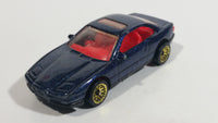 1994 Hot Wheels BMW 850i Metallic Dark Blue Die Cast Toy Car Vehicle