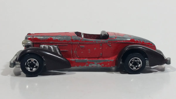 1979 Hot Wheels Auburn 852 Red Die Cast Toy Car Vehicle - BW - Hong Kong