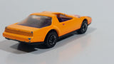 1992 Hot Wheels Pontiac Firebird T-Top Orange Plastic Body Die Cast Toy Car Vehicle